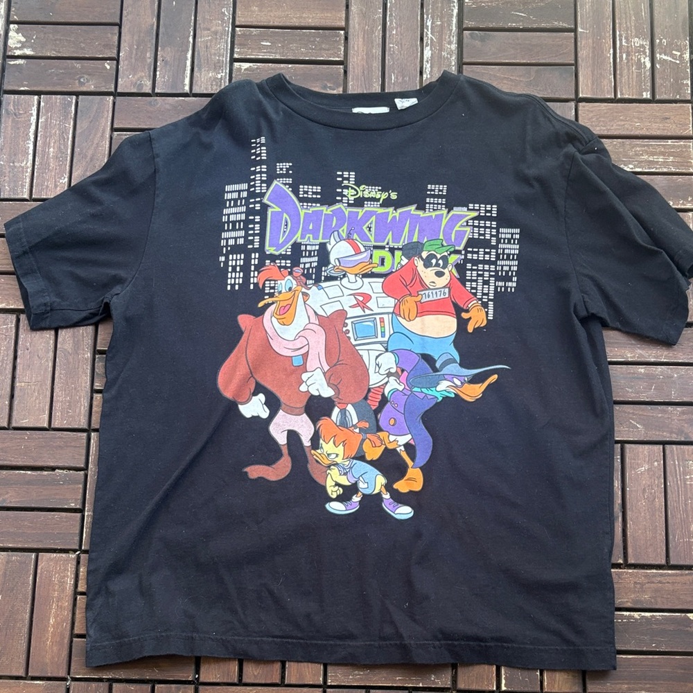 Disney Black Darkwing Duck men’s T-Shirt